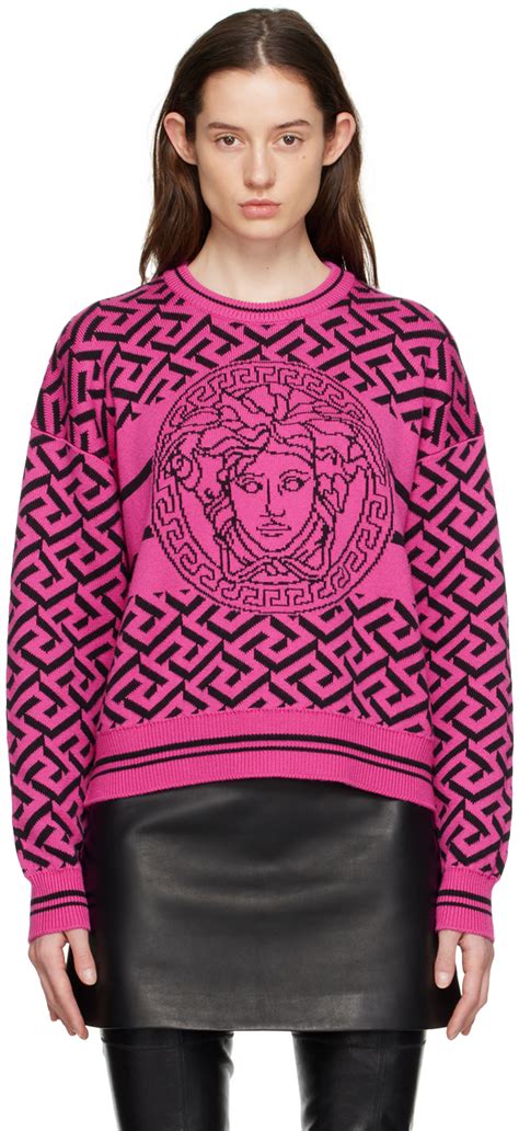 pink versace sweater